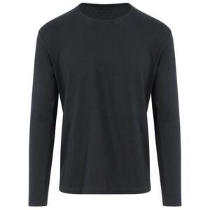 Ecologie Mens Erawan Natural Long-Sleeved T-Shirt / Jet Black